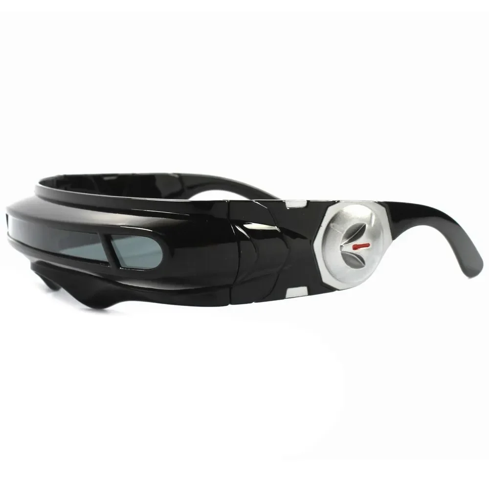 Black Futuristic Costume Cosplay X-Men Cyclops Wrap Visor Sun Glasses